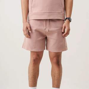 Ensemble short à capuche sans manches pour hommes-Ensemble deux pièces léger et confortable pour une tenue décontractée, une salle de sport et des activités de plein air - Product Image 5