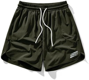 Short de sport DryFit 5 pouces pour homme-Short de fitness en maille légère en polyester, respirant, personnalisé et à la mode, bon marché, OEM 2025 - Product Image 6