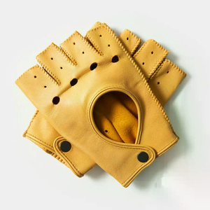 Guantes de Conducir de Cuero Transpirable con Logotipo Personalizado de Alta Calidad, Precio de Mayoreo de Moda Personalizada - Product Image 1