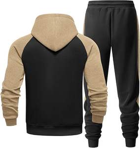 Ensembles de vêtements de sport décontractés pour hommes Sweat à capuche zippé de haute qualité et survêtement personnalisé 100% coton à motif solide pour les sports d'hiver - Product Image 6