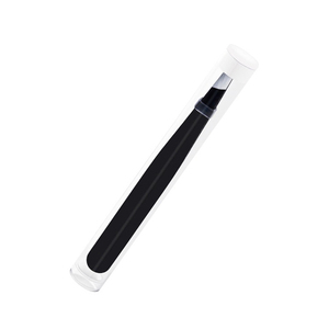 Pince à épiler pour sourcils en acier inoxydable noir à pointe inclinée de haute qualité - Légère et durable, option de logo personnalisé - Product Image 2