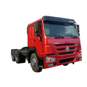 High End Used China 6X4 LHD Tractor Truck 10 Wheel Left Handed 375 Hp For Sale In ZAMBIA Power Truck Tractor