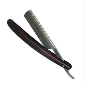 Kit de afeitado desechable biodegradable de paja de trigo para hotel, maquinillas de afeitar rectas para hombre - Product Image 1