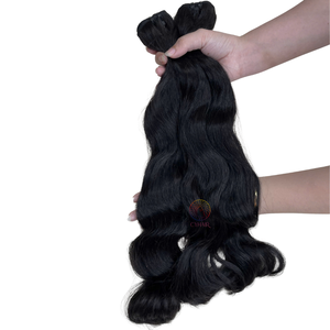 Meilleure vente 100% cheveux vierges humains crus donneur unique cheveux crus 24 pouces 360 dentelle frontale naturelle ondulée corps vague Style Cyhair - Product Image 6