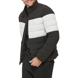 Vestes matelassées pour hommes au design classique tendance, best-seller, design matelassé, veste d'hiver pour hommes avec fermeture éclair - Product Image 2