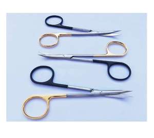 Ciseaux de tenotomie manuels Stevens, acier inoxydable allemand, lame incurvée dentelée pour interventions nasales, garantie 1 an par Surgiright - Product Image 2