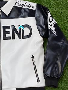 Chaqueta de bombardero universitaria recortada bordada con apliques de cuero de alta calidad para invierno, logotipo personalizado universitario Vintage, transpirable de talla grande - Product Image 6