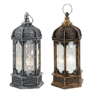 Eid Ramadan Mubarak lanterna decorativa appesa a lanterna candelabro a LED piccole lanterne per <span class=keywords><strong>feste</strong></span> <span class=keywords><strong>islamiche</strong></span> musulmane Eid - Product Image 2