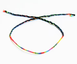 Friendship <b>Bracelet</b> or Anklet Chevron - Colorful - <b>String</b> - Trendy - *CUSTOMIZABLE* - Product Image 1