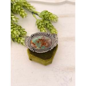 Randy Boyd Royston Fashion <b>Cuff</b> <b>Bracelet</b> with Turquoise & Sterling <b>Silver</b> Elegant Accessory - Product Image 1