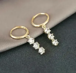 Bracelets en argent sterling avec moissanite taille marquise de 2 carats et plaqué or pour mariage ou cadeau pour femmes - Product Image 4