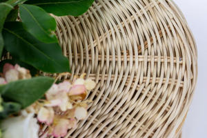 Cercueil en rotin naturel tissé à la main pour animaux de compagnie, beige doux, écologique, en osier, avec couvercle, boîte à souvenirs commémorative - Product Image 2