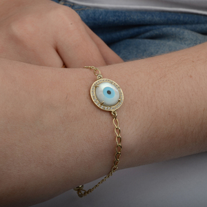 Indian Manufacture New Design14k <b>Solid</b> <b>Gold</b> Bracelet Handmade Bracelets for Women - Product Image 6