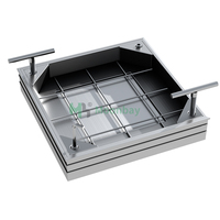 Venta caliente tapas de registro de aluminio invisibles cubiertas de acceso empotradas