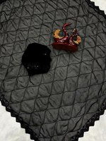 Collection de saris noirs brodés de séquences magnifiques, style pakistanais, robe pour filles pour les mariages et les fêtes