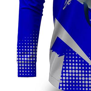 Customized UPF 50 shirt Quick dry fishing shirt Polyester sun protection shirt Men's long sleeve <b>sunscreen</b> - Product Image 4