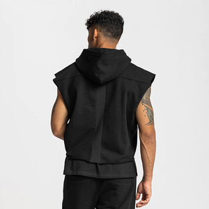 Vêtements de marque pour hommes, vêtements de musculation, débardeur à capuche en coton, gilet sans manches, sweat-shirt, vêtements de sport d'entraînement, hauts pour hommes - Product Image 4