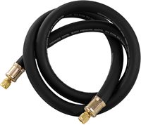Manguera de Refrigerante para HVAC de 6 Pies, Conexión SAE de 3/8'', Manguera de Carga de Vacío de Alta Presión de 600 PSI, Tubo de Refrigeración