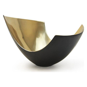 Mesa de latón macizo decorativa de aspecto único forma redonda cuencos para servir alimentos último diseño cuencos para mezclar frutas de gran tamaño para la venta - Product Image 3