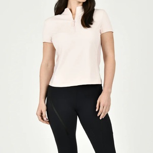 Ropa ecuestre funcional personalizada al por mayor, camisa de equitación ultra suave que absorbe la humedad, ajuste cómodo - Product Image 1