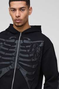 Venta al por mayor nueva llegada Puff impresión cremallera mezcla de algodón sudaderas con capucha de peso pesado personalizado sin cuerda sudaderas con capucha de talla grande - Product Image 6