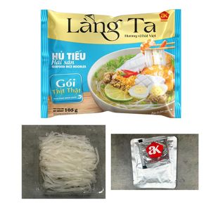 Fideos de arroz instantáneos OEM con salsa de marisco, comida práctica en bolsa con certificado ISO HACCP, precio directo de fábrica desde Vietnam - Product Image 2
