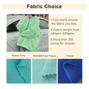 Women Oversized Sweatshirt 100% Cotton Designed Using Soft <b>Brushed</b> Fabric Providing Relaxed Comfort Fit Spring Autumn Front - Product Image 2