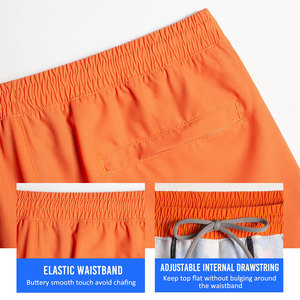 Pantalones Cortos Deportivos para Hombre, Cintura Elástica, Ligeros, Transpirables, para Gimnasio, Entrenamiento, Running - Product Image 3