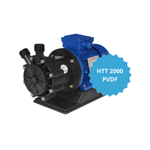 Pompe a turbina magnetiche Made in Italy modello HTT 2000 PVDF con motore 0,37kw IEC 71 2P in plastica pompa dell'acqua magnetica - Product Image 1