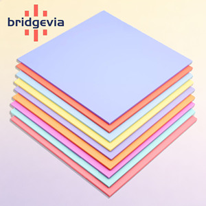 Lámina Acrílica Macaron Pastel Arcoíris de 3mm, Flexible, 100% PMMA, para Grabado, Joyería, Manualidades, Señalización, Exhibición Comercial - Product Image 1