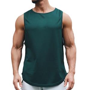 Camisetas de gimnasio OEM para hombre, camisetas sin mangas para gimnasio, ropa deportiva con tirantes, culturismo, Fitness, hombres, moda personalizada, algodón Spandex - Product Image 3