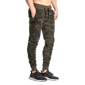 Pantalones Deportivos Casuales de Invierno para Hombre al por Mayor - Ecológicos 100% Algodón Lona Felpa Gruesa Cintura Elástica Cierre con Cordones Estampados - Product Image 2