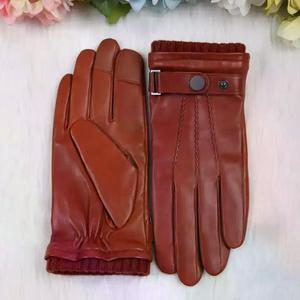 Nouveauté, style tendance, mitaines de luxe, gants d'hiver, poignets en fourrure de renard, gants en cuir d'agneau d'hiver pour l'extérieur avec logo personnalisé - Product Image 5
