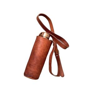 Prix d'usine en gros, qualité supérieure, cuir italien, porte-bouteille décoratif portable, écologique, OEM, magasin FBA - Product Image 1