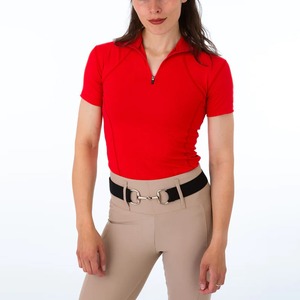 Camisas personalizables de competición de manga corta y cintura alta para hombre, equipo ecuestre promocional para montar a caballo, productos equinos - Product Image 1