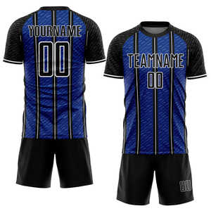 Uniforme de fútbol auténtico, proveedor al por mayor, resistente a la humedad, transpirable, secado rápido, uniformes duraderos construidos para clubes de fútbol - Product Image 4