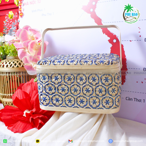 Mejora el estilo de tu hogar con cestas de bambú tejidas a mano que combinan belleza y función. - Product Image 2