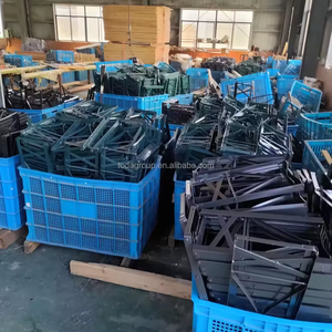 Bia Bàn và ghế ngoài trời sắt Dã Ngoại bàn công viên thịt nướng gấp bàn ăn và ghế đặt gỗ Patio băng ghế - Product Image 6