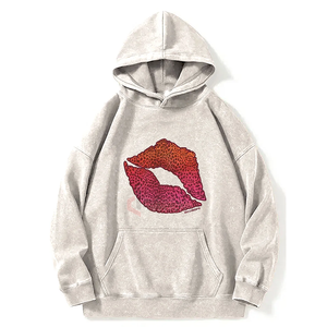 Sweat à capuche surdimensionné avec logo personnalisé poids lourd 100% coton éponge française épais Vintage en détresse soleil délavé Boxy Fit sweat à capuche délavé à l'acide - Product Image 1