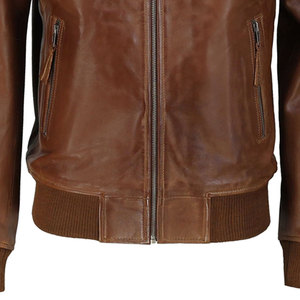 เสื้อแจ็กเก็ตหนังวัวกันน้ำสำหรับผู้ชายแจ็คเก็ตหนังวัวที่ดีที่สุดพร้อมซิปคุณภาพสูง - Product Image 4