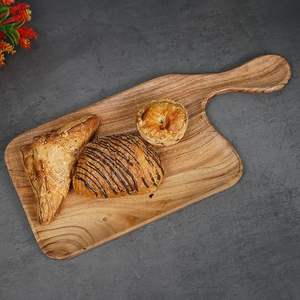 Bandeja de Servicio de Madera de Acacia Premium de Lujo | Plato de Servicio Hecho a Mano y Artesanal para Alimentos y Bebidas-Tamaño (43x19x1,7 cm) - Product Image 1