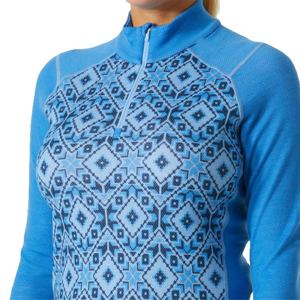 Top atlético de media cremallera para mujer ligero personalizado OEM-Ideal para correr, yoga y actividades de fitness - Product Image 2