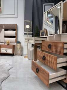 Ensemble de Chambre à Coucher Moderne de Luxe en Bois MDF avec Lit King-Size Confortable pour Maison, Bureau, Hôtel, Villa, Ferme Assurant un Sommeil Agréable - Product Image 6