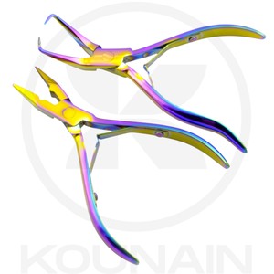 KOUNAIN-Ensemble de pinces à cils multi-plasma en acier inoxydable de qualité professionnelle - Product Image 1