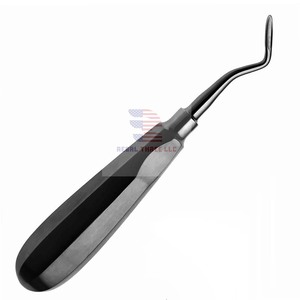 Élévateurs radiculaires dentaires manuels en acier inoxydable allemand de qualité supérieure, instruments chirurgicaux avec conception réutilisable et poignée ergonomique - Product Image 6
