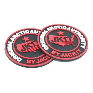 Patch tactique en PVC avec bordure Merrow pour l'identité d'équipe de patchs en PVC personnalisés et les vêtements scolaires - Product Image 6