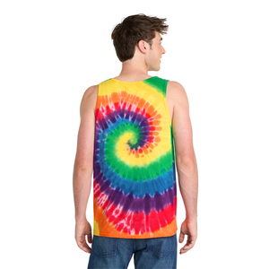 Débardeur Tie Dye Élégant pour Hommes Chemise Sans Manches Casual Design Spirale Vibrant Débardeur Fournisseur de Vêtements OEM/ODM - Product Image 5