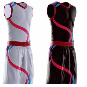 Dos caras Gamewear Jerseys Imprimir Logo Deportes Baloncesto Uniformes Alta calidad Reversible Baloncesto Ropa - Product Image 6