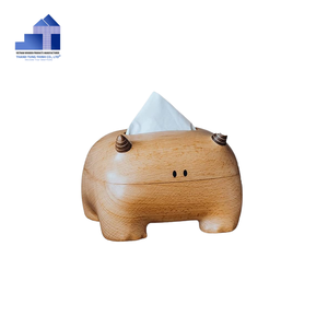Produit chaud Boîte à mouchoirs faite à la main Boîte de papier de soie de stockage en bois avec écologique pour facile à remplir et à utiliser Fabriqué au Vietnam - Product Image 2