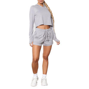 Sudadera con capucha de algodón para mujer, ropa de calle personalizada, con Logo personalizado, parte inferior cerrada, etiqueta colgante gratis - Product Image 2